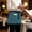 Blue, Teal, Seafoam, Turquoise, variant on Forest Green Waitress Apron with 3 Pockets, Farmhouse Vintage Green Solid Color Server Aprons Waterproof Kitchen Restaurant Half Waist Apron for Men Women