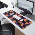 thumbnail image 2 of Long Mouse Pads for Desk,Purple Halloween Black Cats and Pumpkins Desk Mats on Top Of Desks, Desk Mouse Pad Extra Large with 3mm Non-Slip Base and Stitched Edge for Gaming,Office,Work,Home 31.5x11.8in, 2 of 5