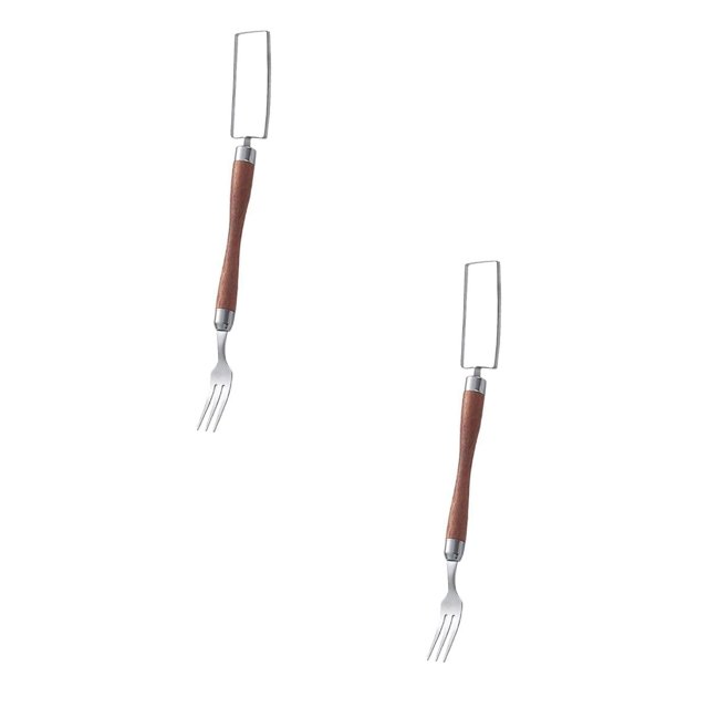 2 In 1 Stainless Steel Fruit Cutter 2024 New Watermelon Slicer Cutter Summer Watermelon Fruit Cutting Fork Portable Watermelon Cutter Slicer Tool For Summer Family Parties