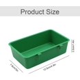 thumbnail image 2 of Comedero para pájaros multifuncional, lavabo de plástico, comedero para pájaros colgante, baño para pájaros con gancho, para pájaros pequeños, pinzones, periquitos, canarios, loros, 2 of 5