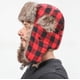 thumbnail image 4 of Gorro de trampero de invierno – Gorros de aviador ruso Ushanka Trooper para hombres y mujeres – Gorro esquimal de nieve con orejeras para clima frío (leñador), 4 of 5