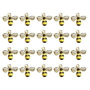 MURDOFFIU 20pcs Vivid Bee Shape DIY Charms Delicate Pendant for Bracelet Necklace Making