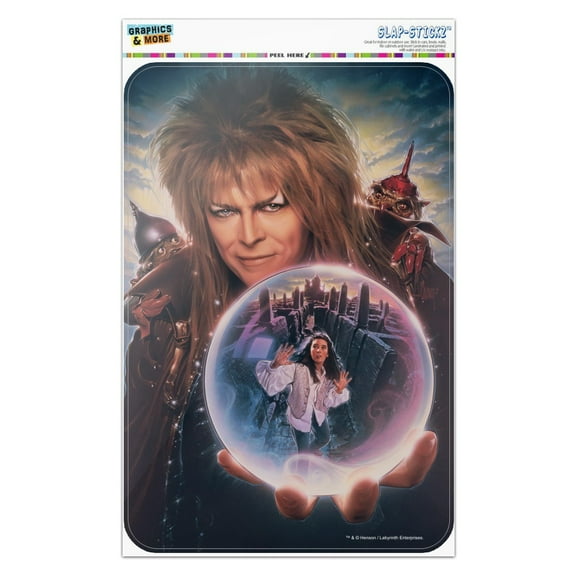 Labyrinth Crystal Ball Goblin King Jareth David Bowie Home Business Office Sign