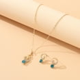 thumbnail image 3 of Conjunto de aretes de collar de diamantes de joyería de moda para damas Wmkox8yi sjalhkljlk1338, 3 of 6