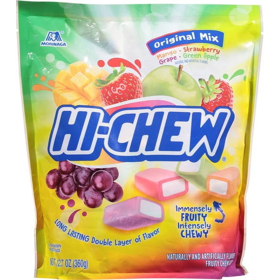 Hi-Chew Original Mix Chewy Candy, 12.7 oz., Stand up Pouch