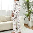 thumbnail image 3 of HPINK-T Bottle Wine Love Women's Long-Sleeve Shirt And Full-Length Bottom Pajama Set, 3 of 6