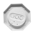 thumbnail image 3 of CarpNettore 8161-5 Siding Lamp Octagon Mounting Kit Siding Mount Plate Multifunction Outdoor White, 3 of 9
