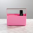 thumbnail image 6 of mDesign Plastic Shower Caddy Storage Organizer Utility Tote - Rose Pink/Satin, 6 of 7