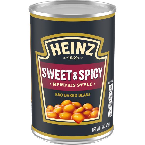 Heinz Memphis Style Sweet & Spicy BBQ Baked Beans, 16 oz Can Walmart