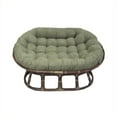 thumbnail image 3 of Blazing Needles Coussin Standard Double pour Papasan en Microsuède - Indigo, 3 of 3