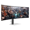 thumbnail image 3 of Monitor Gamer Samsung Odyssey OLED G9 G93SC 49' Light Gray, 3 of 5
