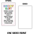 thumbnail image 4 of Easter Bunny Bait Instruction Cards  30 Pack, 2x3.5 inches Tag for Treat Bags Pink Gingham Background Sprinkle Tubes Game to Attract Easter Bunny to Your Yard Game Activity, 4 of 6