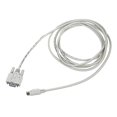 thumbnail image 3 of Cable de descarga DB9P a 8P Mini Din RS232 blanco de 8,2 pies para PLC DVP-eh, 3 of 4