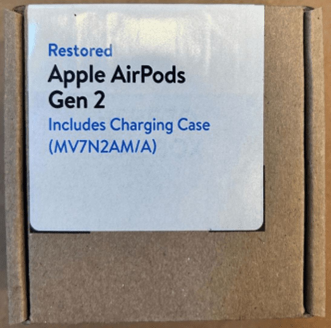 Restored Apple True Wireless Headphones with Charging Case, White, VIPRB-MV7N2AM/A (Refurbished) - image 5 of 5