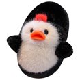 thumbnail image 6 of NIEWTR Winter Slippers For Girls Cartoon Animal Slippers Toddler Warm Plush House Shoes Little Kids Home Slippers(A-Black,4), 6 of 9