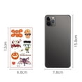 thumbnail image 2 of Halloween Tattoo Stickers Luminous 10 Sheets DIY Temporary Tattoo Party Tattoo, 2 of 10