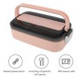 thumbnail image 4 of Boîte à Lunch Bento, Conteneurs en Acier Inoxydable Étanches avec Ustensiles 700ml, 4 of 8