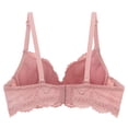 thumbnail image 5 of Feancey Plus Size Lace Underwire Bras for Women Comfort Everyday Brassiere Adjustable Straps Push Up Bra Anti-Sagging Supportive Bras Pink 70C, 5 of 10