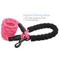 thumbnail image 2 of 5 FT Strong Dog Leash with Comfortable Padded Handle and Highly Reflective Threads Dog Leashes for Small Medium and Large Dogs (Small, 5FT, PINK), 2 of 5