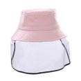 thumbnail image 1 of Kids Face Protection Hat Children Detachable Transparent Face Protection Shield Screen Fisherman Cap, 1 of 7