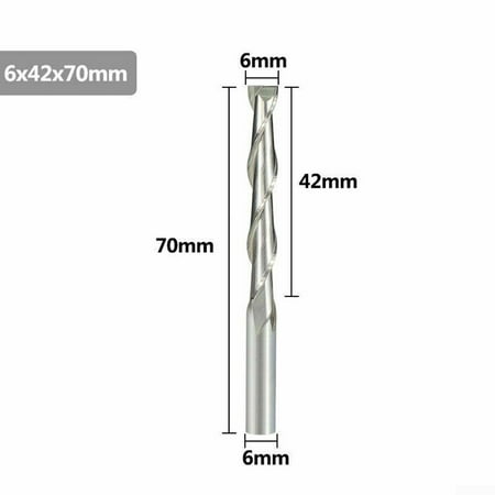 

JSSH Wood Carving Flat End Mill Router Bit Tool Woodworking Practical Useful