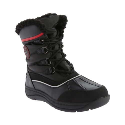 totes womens nova waterproof winter boots flat heel