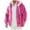 Hot Pink, variant on Fleece Jacket Men, Men's Fashion Full-Zip Solid Color Long-Sleeve Hooded Double-Faced Fleece Jacket Top, Regular-Fit, Long Coat Men