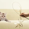thumbnail image 4 of 2 Varita para , Juguete de Plumas Esponjosas para Entrenamiento, Mejora de  Mascotas Yuyangstore  Juguetes para gatos, 4 of 8