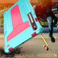 thumbnail image 5 of for Samsung Galaxy Tab S9/S9 FE Tablet Case, Silicone Hard Back Kids Friendly Cover Built in Stand Shockproof Heavy Duty Protection for Samsung Galaxy Tab S9/S9 FE - Mint + Rose, 5 of 5