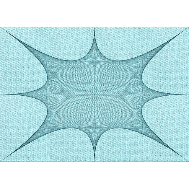 Ahgly Company Tapis d'Intérieur Lavables en Machine, Rectangle Bleu Électrique de Transition, 7' x 9'