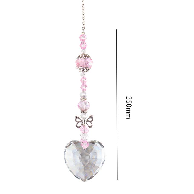 Crystal Light Catching Jewelry Accesorios para automóviles Colgante de cristal para balcón (A) Likrtyny Libre de BPA