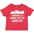 thumbnail image 3 of Inktastic Kansas City Missouri Loves Me Skyline Boys or Girls Toddler T-Shirt, 3 of 5