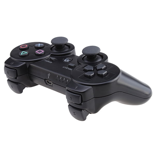 Black Game Controller for PlayStation 3 PS3 USB Wired Available