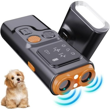 BarkGuard Pro - Dog Bark Deterrent Device, Double Head High Power Behavior Corrector for Dogs, with Bright LED Deterrent Flashlight, Barking Silencer for All Dog Types