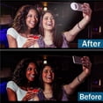 thumbnail image 2 of Bearachild Selfie Ring Light Ligero Universal Recargable Beauty Ring Lights Teléfono portátil Selfie Fill-Light Fácil instalación Teléfono y Comunicación Negro, 2 of 6