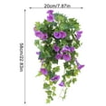 thumbnail image 3 of Nanoei Artificial Vine Plants | Lifelike Morning Glory Flowers 4 Colors Home Wedding Decor, Artificial Climbing Vines for Indoor/Outdoor Garden Party Decoration, Artificial Flowers 23 Artificial, 3 of 9