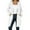 White, variant on Arlun Women's Full Zipper Hoodies Loose Comfy Long Sweatshirts Casual Long Sleeve Solid Color Fall Winter Hooded Jackets Coat with Pockets White XL