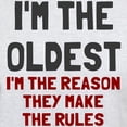 thumbnail image 3 of CafePress - I'm The Oldest Make Rules Light T Shirt - Men's Classic Graphic T-Shirt, 3 of 4