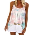 thumbnail image 1 of Birdeem Womens Spring/Summer Sleeveless Round Neck Strap Vest Print Loose Casual Halter Top, 1 of 1