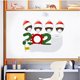 thumbnail image 4 of XWSHYW Decoraciones para El Hogar Pegatinas Personaliza La Decoración Navideña de Supervivencia 2020 para La Familia., 4 of 6