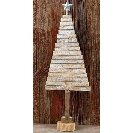 31 rustic wooden layer christmas tree with silver glitter star and glitter edges - Rustic Wood Christmas Tree 31 rustic wooden layer christmas tree with silver glitter star and glitter edges - Rustic Wood Christmas Tree