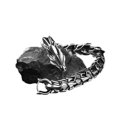 thumbnail image 2 of Dragon Head Bracelet - 11.8mm Width Gold - Dragon Bracelet 19cm, 2 of 5