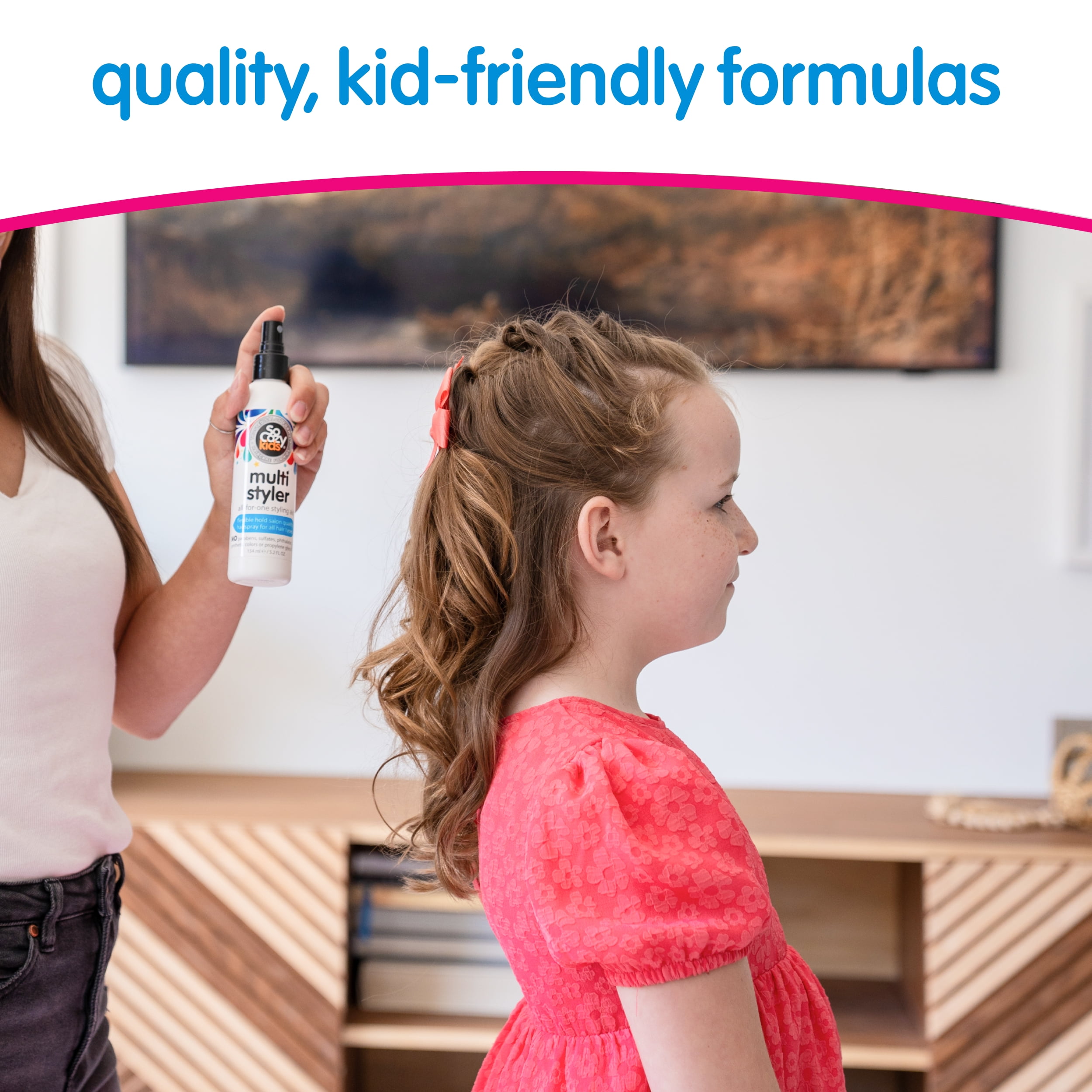 SoCozy Kids All for One Multi Hair Styler for Kids, 5.2 oz.