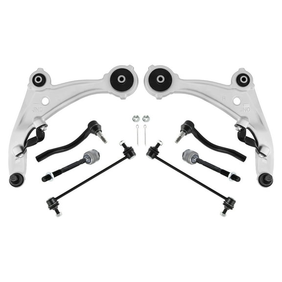 maXpeedingrods 8Pc Front Lower Control Arms for Nissan Altima 2007-2012, Altima Coupe 2013, Suspension Kit w/Ball Joints Sway Bar End Links Outer Inner Tie Rod