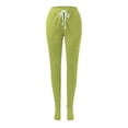 thumbnail image 4 of Women's Solid Color Autumn And Winter Casual Pants With Thick Velvet And Elastic Waist Bag And Leg Pants Womens Lightweight Pants plus Size Casual Pants for Women 4x-5x Women's Pants Casual Trouser, 4 of 6
