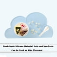 thumbnail image 2 of PEACNNG Silicone Pet Feeding Food Mat, Dog Cat Placemat Mat with Raised Edge, Anti-Slip, Waterproof Pet Bowl Mats, Pet Food Tray., 2 of 5