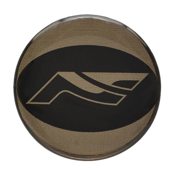 Tracker Boat Steering Wheel Center Cap Decal 60859 Black 1 1/4 Inch