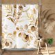thumbnail image 1 of Cortina de ducha con hojas de eucalipto marrón, diseño de plantas botánicas de acuarela marrón, para baño, decoración del hogar, tela impermeable, lavable a máquina, con 12 ganchos, 183 cm de ancho x, 1 of 6