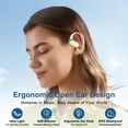 thumbnail image 6 of Wireless Earbuds Bluetooth 5.4,Noise Cancelling Headphones 40H Playtime IPX7 Waterproof Open-Ear Earphone Headset w/ Ear Hooks&Charging Case True Wireless Earbuds Compatible for iPhone Android,Yellow, 6 of 7