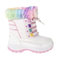 thumbnail image 2 of Rugged Bear Toddler Girls Synthetic Snow Boots with Bungee Cord Closure, 2 of 7